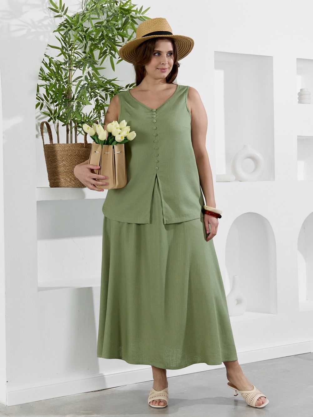 Блуза (топ) Камео-6 Виотекс ХАКИ