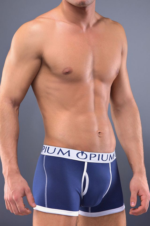 Мужские трусы боксеры R-19 Blue Khaki 38226