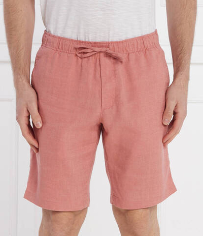 Льняное шорты HARLEM Tommy Hilfiger - лососевый(MW0MW34498)