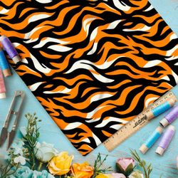 Ткань Барби фантазия на тему тигриных полосок