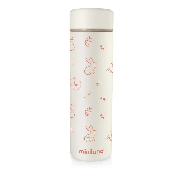 Термос Miniland для еды и жидкостей Natur Thermos Bunny зайчик 450 мл