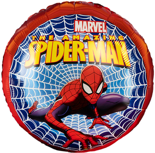 Круг 18" Человек Паук, Дизайн №1 Fl