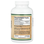 Double Wood Supplements, Говяжья печень травяного откорма, 180 капсул (500 мг на капсулу)