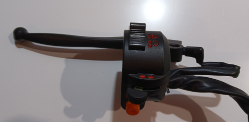 Пульт левый с рычагом сцепления Мопед Motoland Альфа RX 7