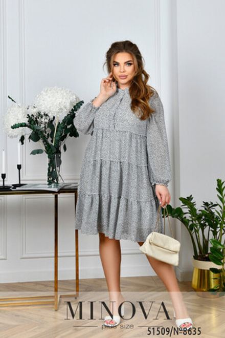 Платье 8635-белый Minova Фото 2