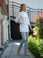 Блуза медицинская женская | Бл-371/2 ак 3/4 клеон стрейч