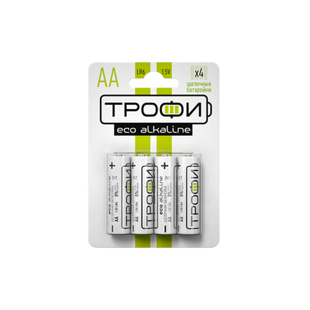 Батарейки Трофи LR6-4BL ENERGY Alkaline