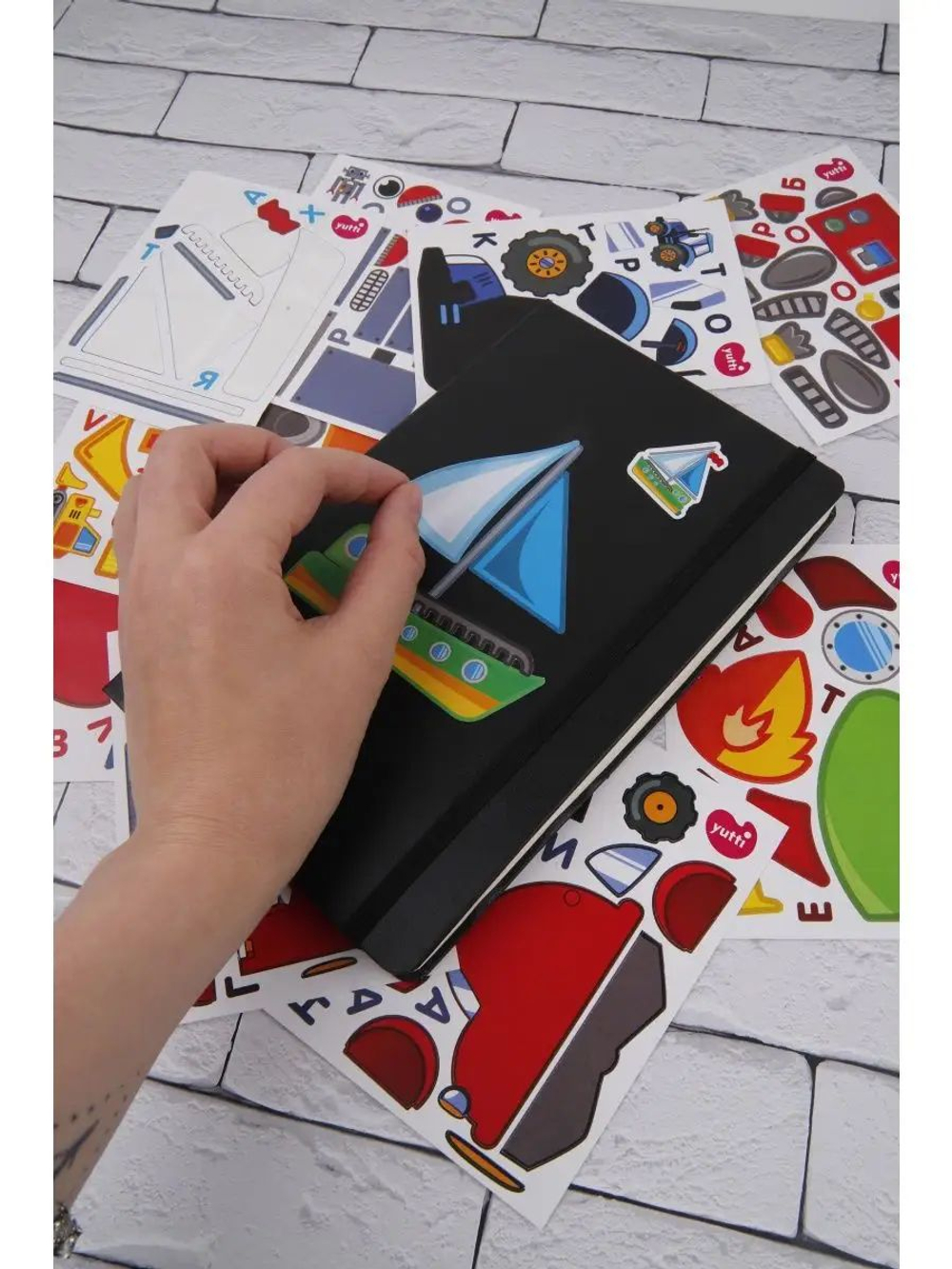 Аппликации для детей: развивающие наклейки с животными для малышей (А6, 9 листов)ющие наклейки для малышей А6