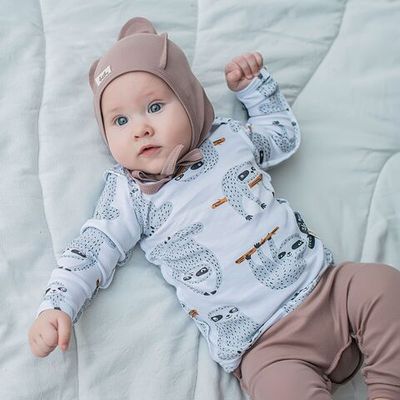 Long-sleeved T-shirt 3-18 months - Sloths