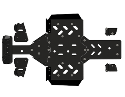 Комплект защиты днища комбинированная (алюминий/пластик) для CFORCE 800 HO EPS NEW/800 HO EPS LTD/1000 EPS NEW/1000 EPS LTD