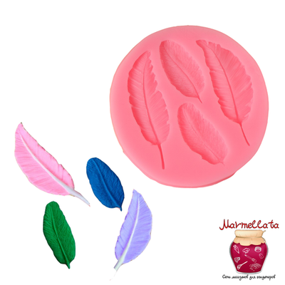 Молд силиконовый "Перышко", 9*8,6*0,8 см