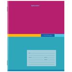 Тетрадь 24 л. BRAUBERG линия, обложка картон, "ЦВЕТНОЙ", 106487, 5шт