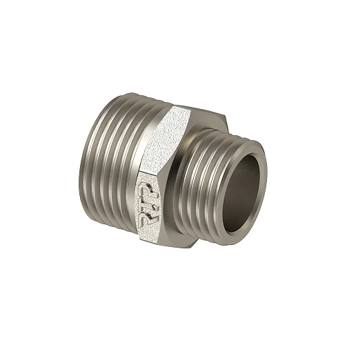 Ниппель латунный переходной 1 1/2″х1 1/4″, RTP