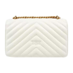 Сумка Pinko Love Icon Quilted Chain Sheepskin Shoulder Bag Mini White, 1P22UL-A03Z-Z14Q