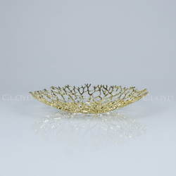 Ваза Cloyd MALACCA Vase / Ø22 см - золото (арт.50162)