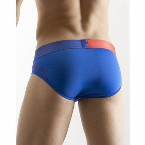 Мужские трусы брифы синие 2xist Fattish Blue Brief XIS0015