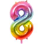 Шар фольгированный Цифра 8 109 см (Ассорти)