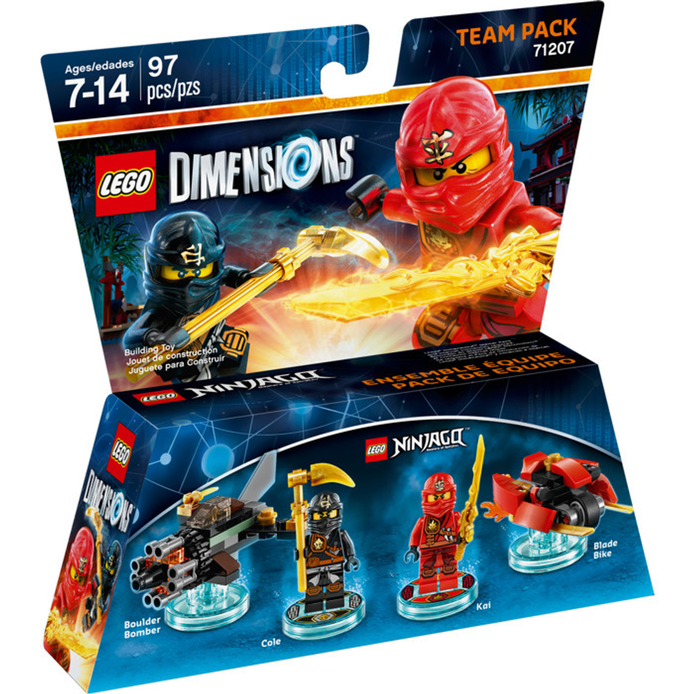 LEGO Dimensions: Team Pack: Ниндзяго 71207 — Ninjago — Лего Измерения