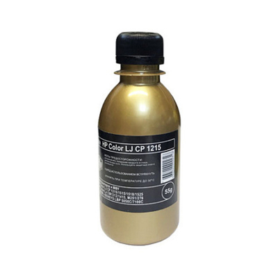 Тонер для HP Color LJ CP 1215/1515/1518/1525/СМ1312/CM1415 (55гр, черный, Chemical MKI) Gold ATM