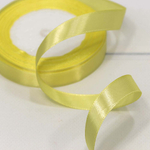 Лента Атласная 1,5см х 28м Сатин (Желтый)