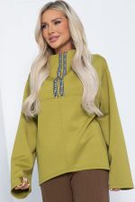Свитшот Сати (лайм) Б12552-7 LT Collection