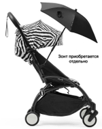 Коляска прогулочная Stokke YOYO3 рама чёрная Black Zebra