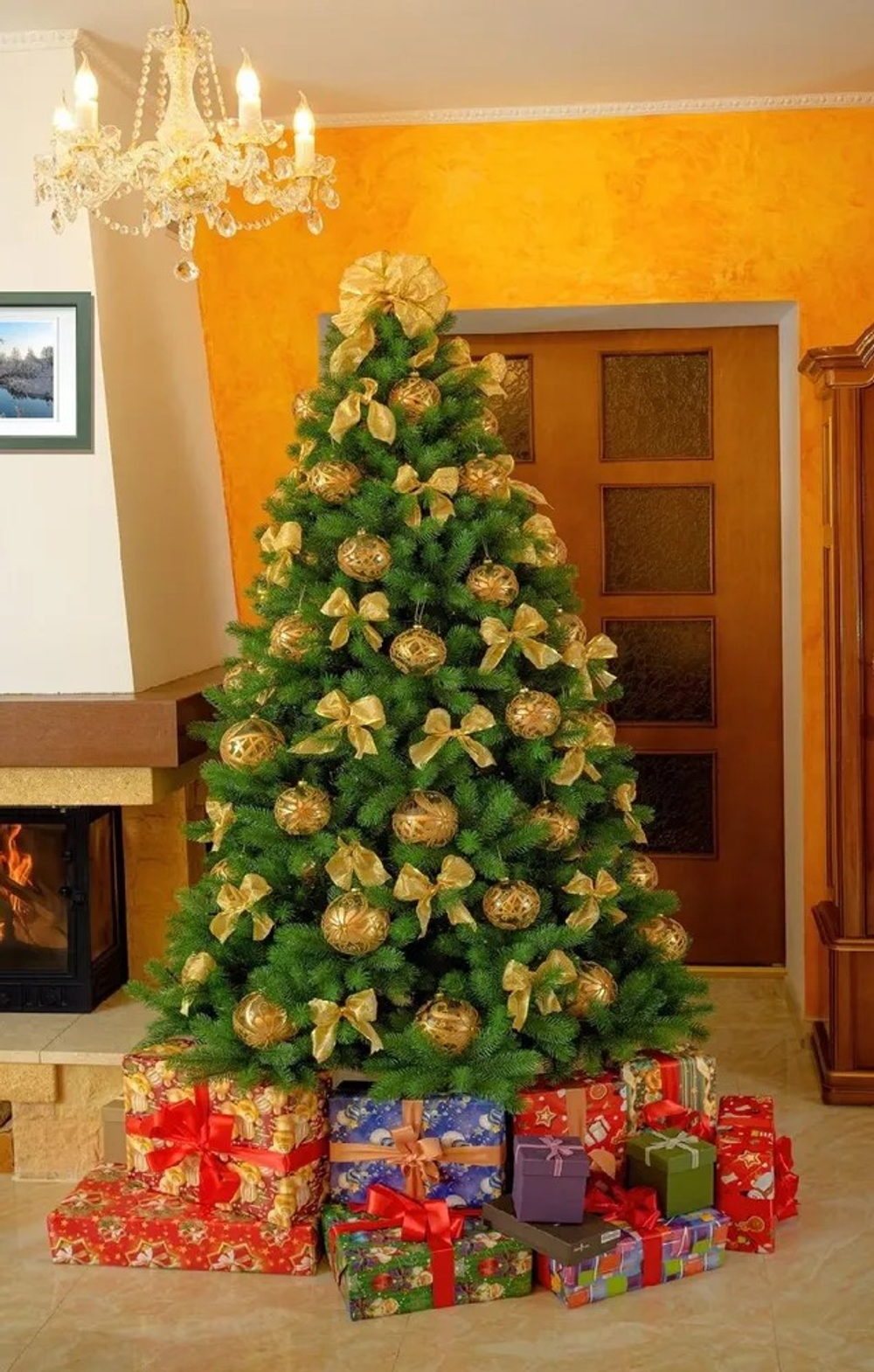 Ель искуственная Царь елка Русская красавица премиум 210 см