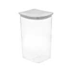 Емкость для сыпучих продуктов квадратная 1,9л, Смоки