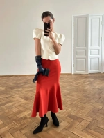 Юбка Jasmine морковная