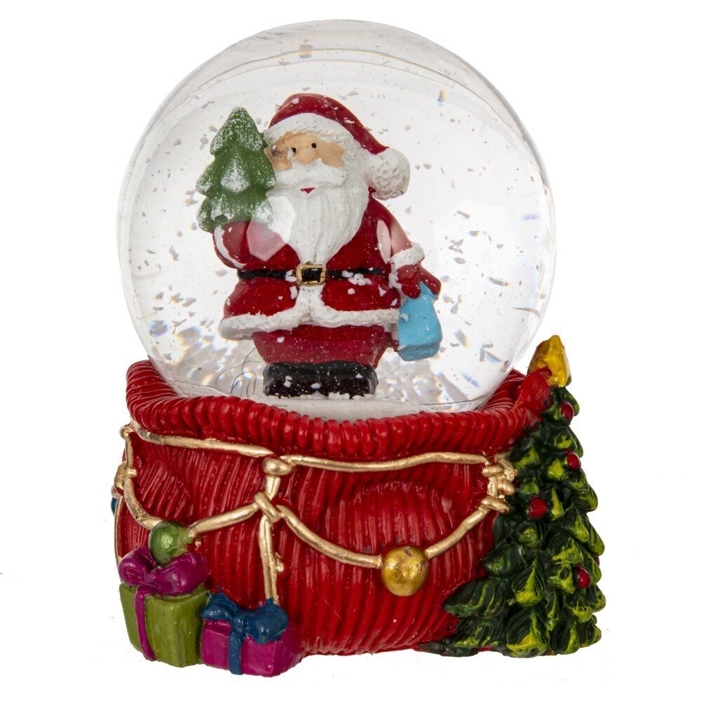 GAEM Фигурка декоративная "Дед Мороз" в стекл шаре, L5 W5,5 H6 см, 2в.