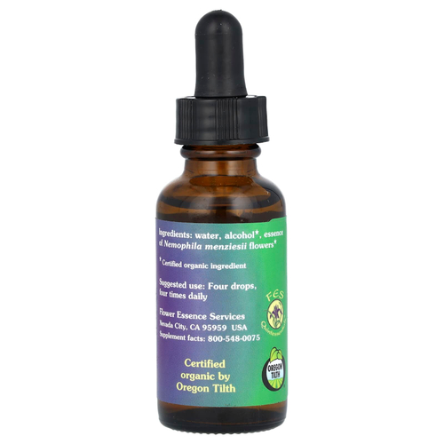 Flower Essence Services, Baby Blue Eyes, цветочная эссенция, 30 мл (1 жидк. унция)