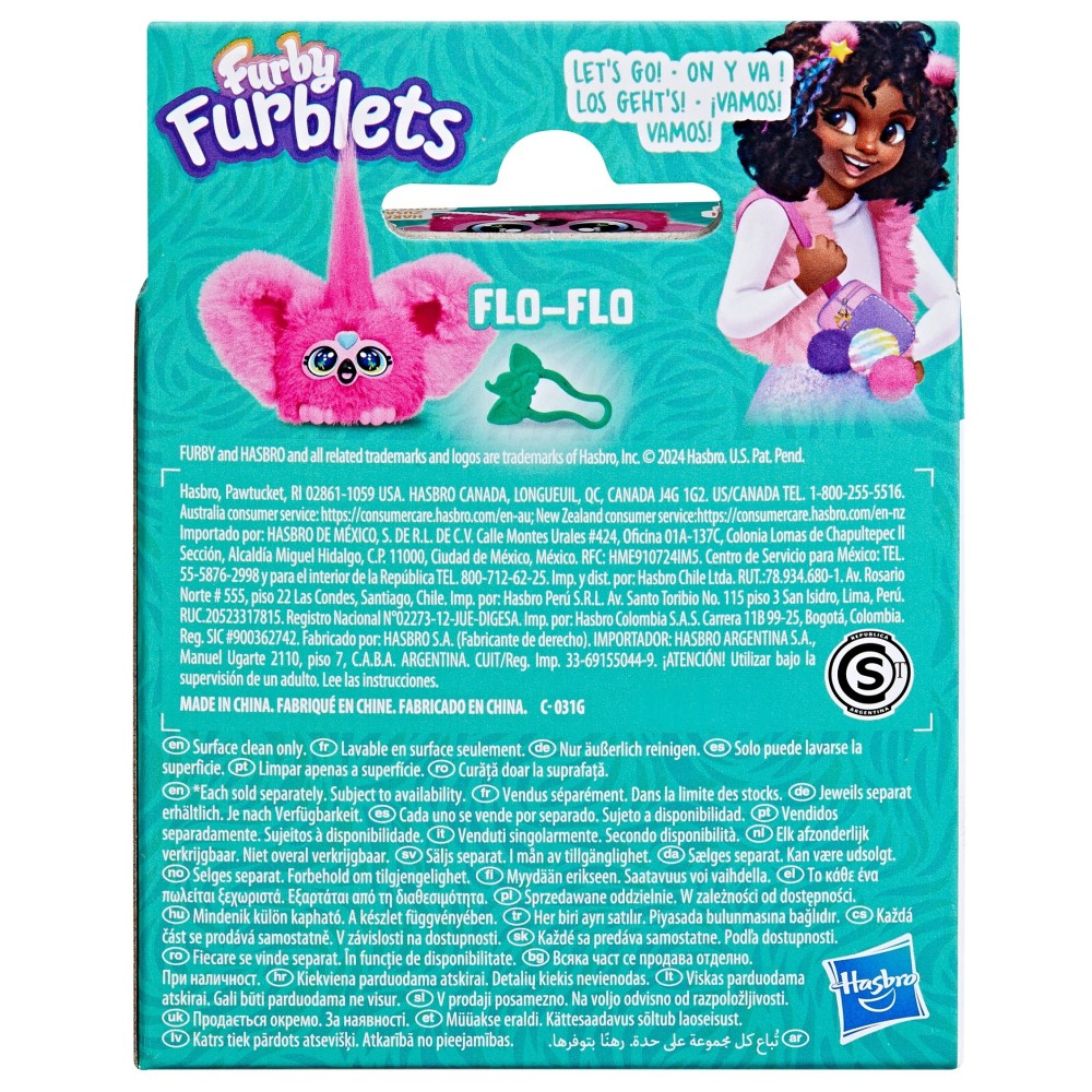 Интерактивная мягкая игрушка Hasbro Furby Furblets G1699 Фло-Фло Фламинго G1699 — фото 4