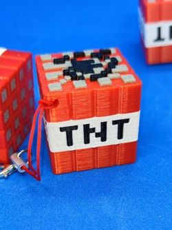 брелок из вселенной minecraft TNT