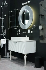 Зеркало Boheme NeoArt Shine 528-SL light серебро