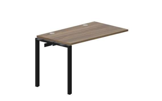 стол Strike 1180х680х750мм (2 громмета) - приставной элемент