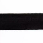 Резинка вязаная 35 мм (+/-2 мм) чёрная