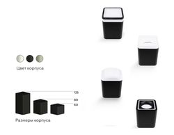 Ambrella Корпус светильника накладной для насадок 70*70mm DIY Spot C7834