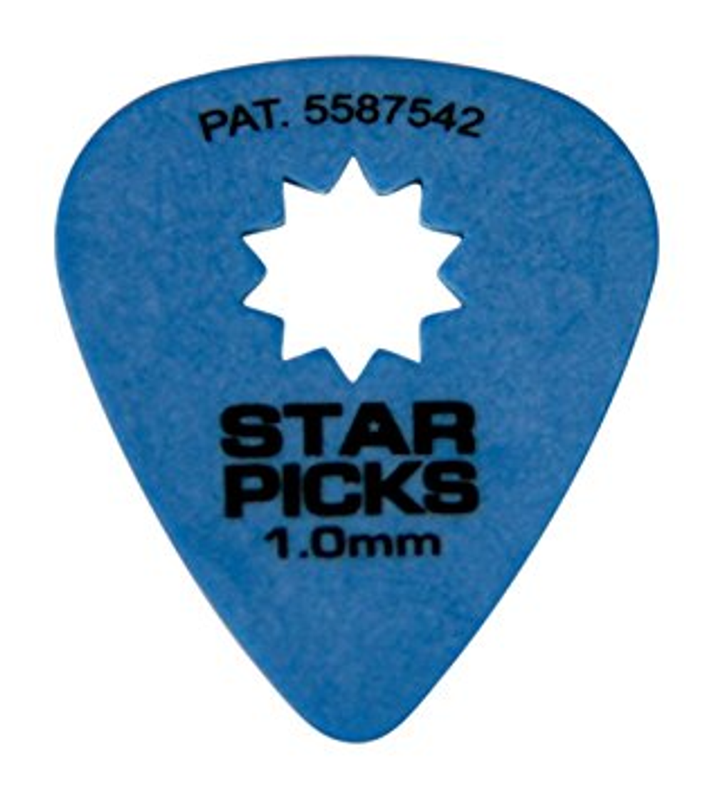 Everly 30015 Star Pick Медиатор. Форма стандартная. Толщина 1.00мм.