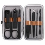 Универсальный набор для маникюра и педикюра 9 в 1 в футляре, MINI, красный, блистер, WBZ, 609497