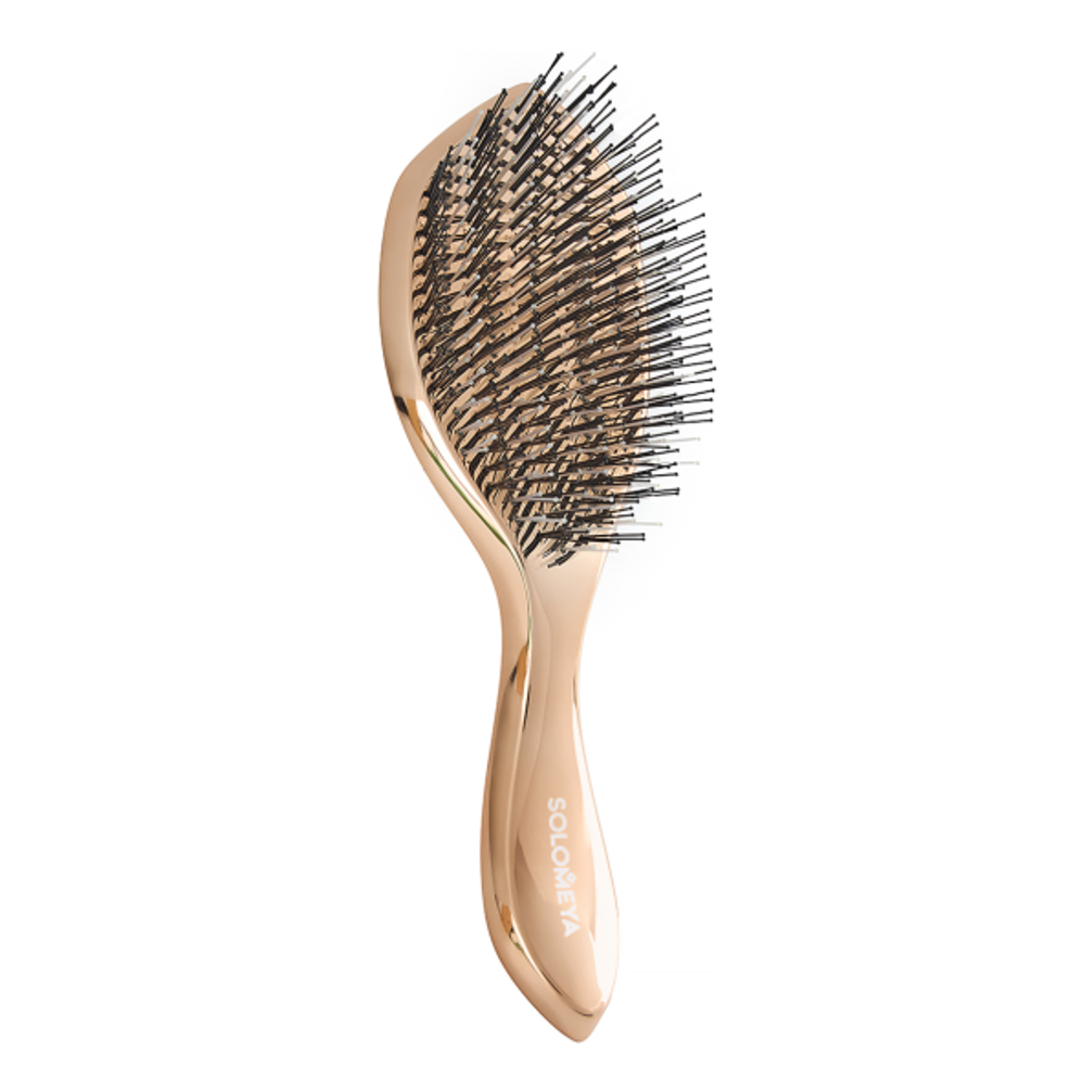 Расческа для волос многофункциональная SOLOMEYA Wonder Scalp Brush Golden