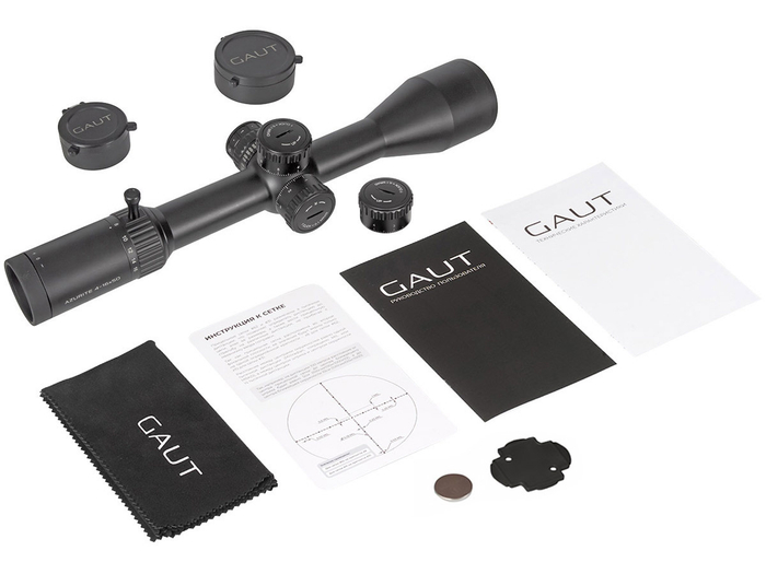 Прицел Gaut Azurite 4-16x50, сетка 35, FFP, 0.1 МIL