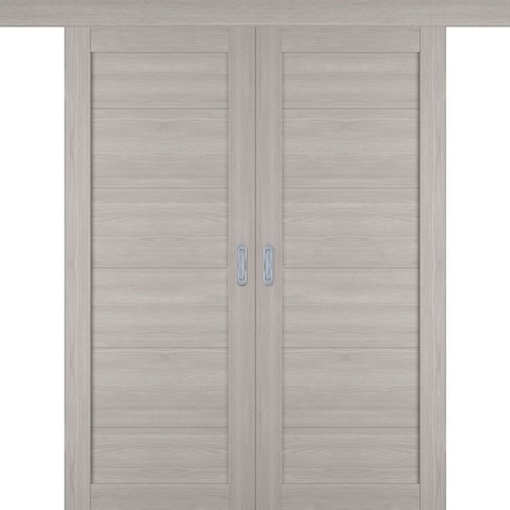 Купить Раздвижная двустворчатая дверь купе Atum Pro 32 Stone Oak глухая с внутренней стороны
