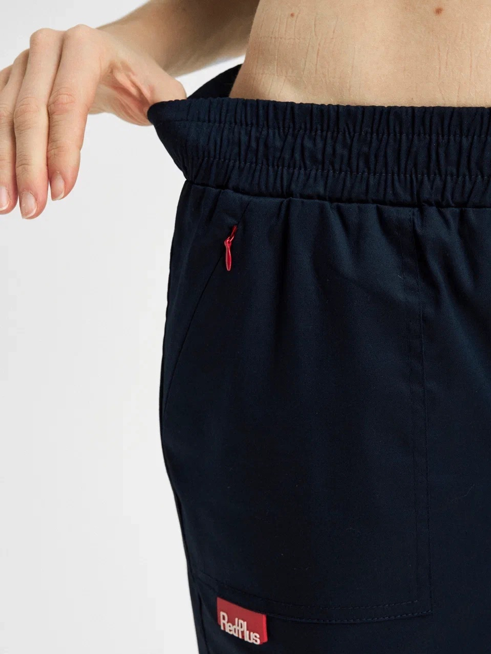 Брюки свободные медицинские женские Йошо, нэви хлопок