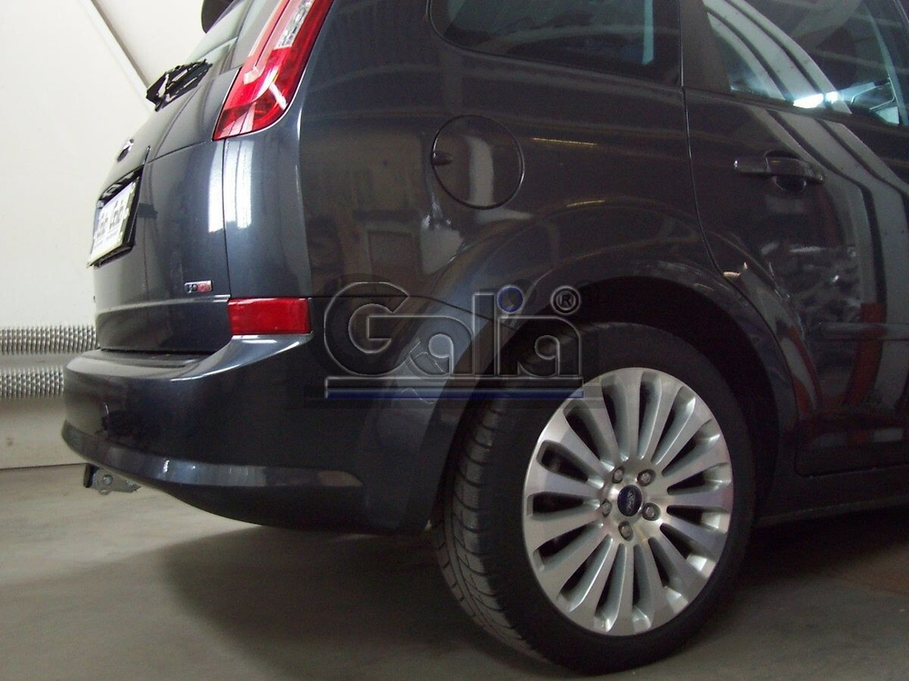 Фаркоп оцинкованный Galia F091C для Ford Focus хетчбек 2004-2011, 2011-, Ford C-MAX 2003-2011, 2011-(паспорт и сертификат в комплекте)(без электрики)