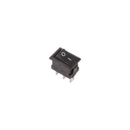 Переключатель клавишный 250В 3А (3с) ON-ON черный Micro REXANT