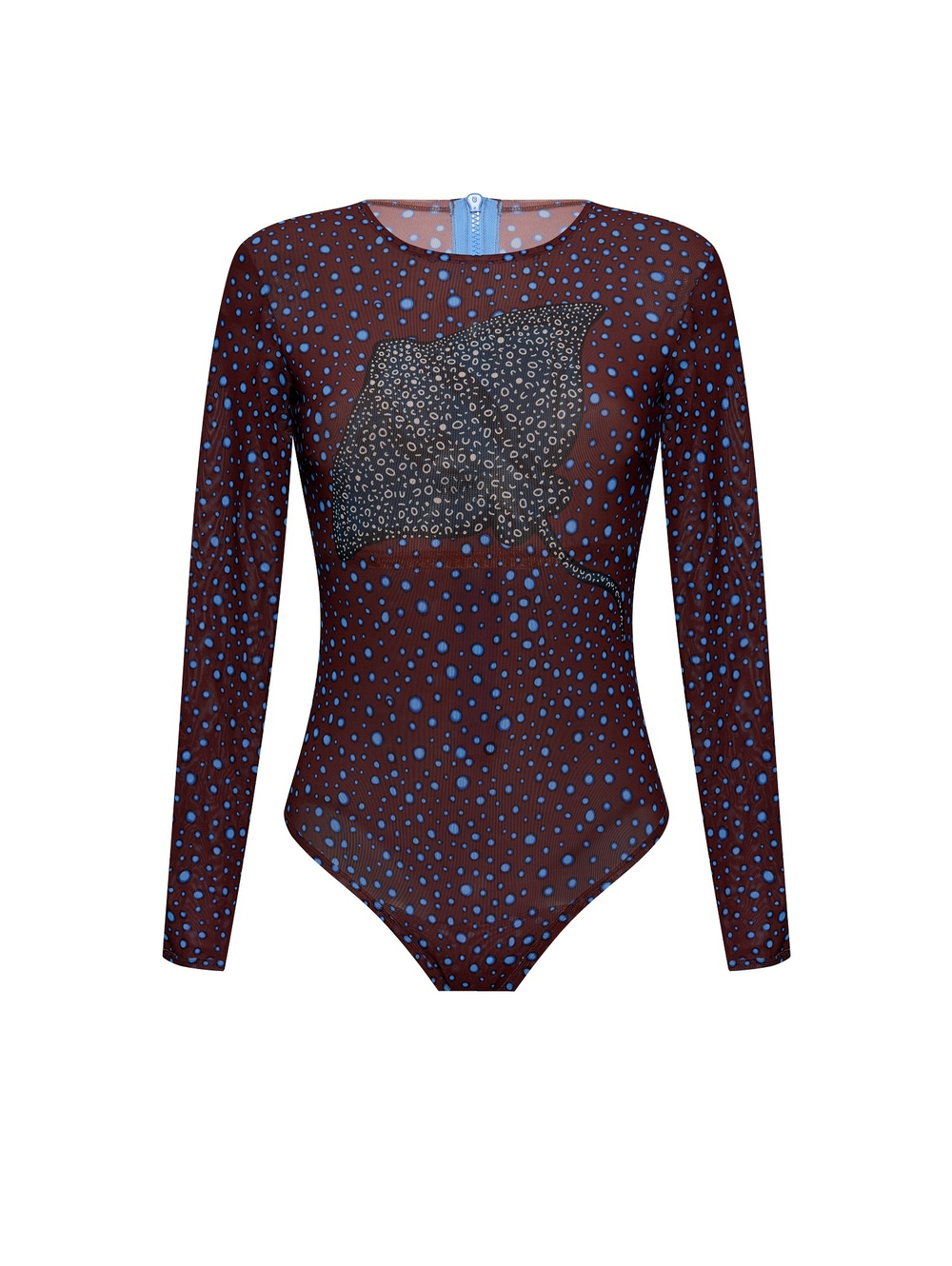 Купальник СКАТ с рукавами Глубокий океан