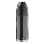 Вибромастурбатор Piston Heat с возвратно-поступательными движениями и нагревом (Цвет: черный)