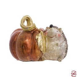 Набор статуэток Repast Ёжики с тыквой 10*8*7 см (4 шт)