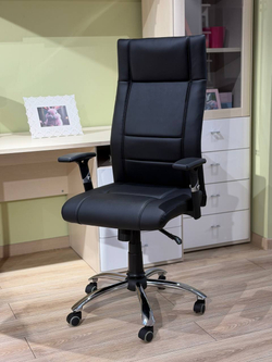 Кресло офисное 3138H 582045##Black color LEATHER