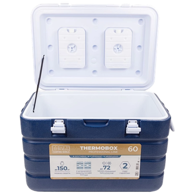 Контейнер изотермический CW Thermobox Family Line 060 65л Синий Белый 63х43х40см 4.9кг 72ч Аккумулятор в комплекте 138385 / FL-S060